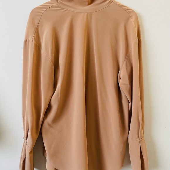 Aritiza le fou Wilfred marinet 100% silk blouse dusty pink - Picture 7 of 7